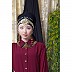 Collared Formal abaya- Maroon